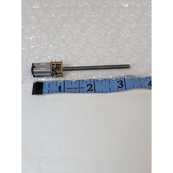 Threaded Shaft M4 55mm DC Gear Motor 3V 6V 12V Mini Electric Screw Red 12V 30RPM - Picture 6 of 8